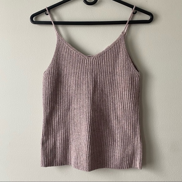 American Eagle Ribbed Spaghetti Strap Top - Picture 3 of 5